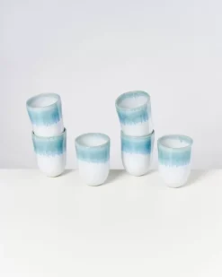 Alcachofra 6Er Set Becher Gros Grunblau^Motel a Miio New