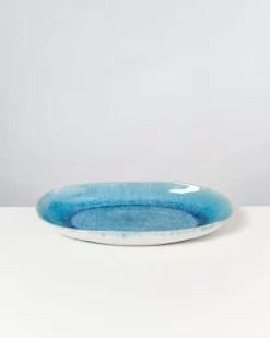 Alcachofra Servierplatte L Grunblau^Motel a Miio Sale