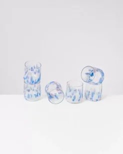 Alegria 6Er Set Glas Klein Big Drops Blau^Motel a Miio Discount