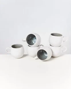 Areia 6Er Set Tasse Gros Grau^Motel a Miio New