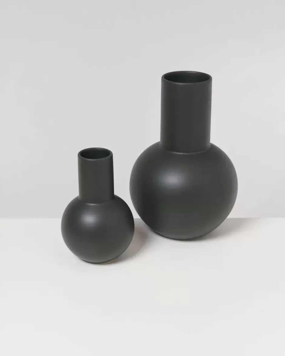 Bola Vase M Dunkelgrun^Motel a Miio Sale