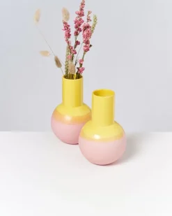 Bola Vase M Gelb Rose^Motel a Miio New