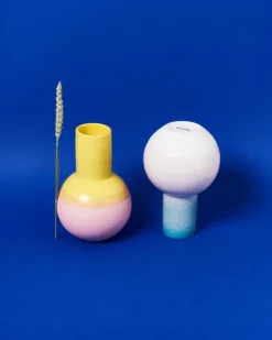 Bola Vase M Grun Rosa Gesprenkelt^Motel a Miio