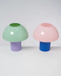 Cogumelo Glaslampe Mint Lila^Motel a Miio Outlet
