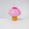 Cogumelo Glaslampe Rosa Gelb^Motel a Miio Outlet