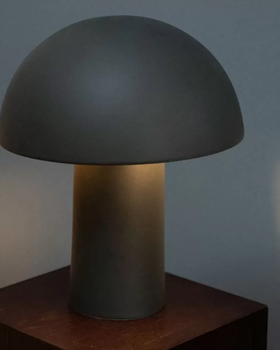 Cogumelo Keramiklampe Dunkelgrun^Motel a Miio Best
