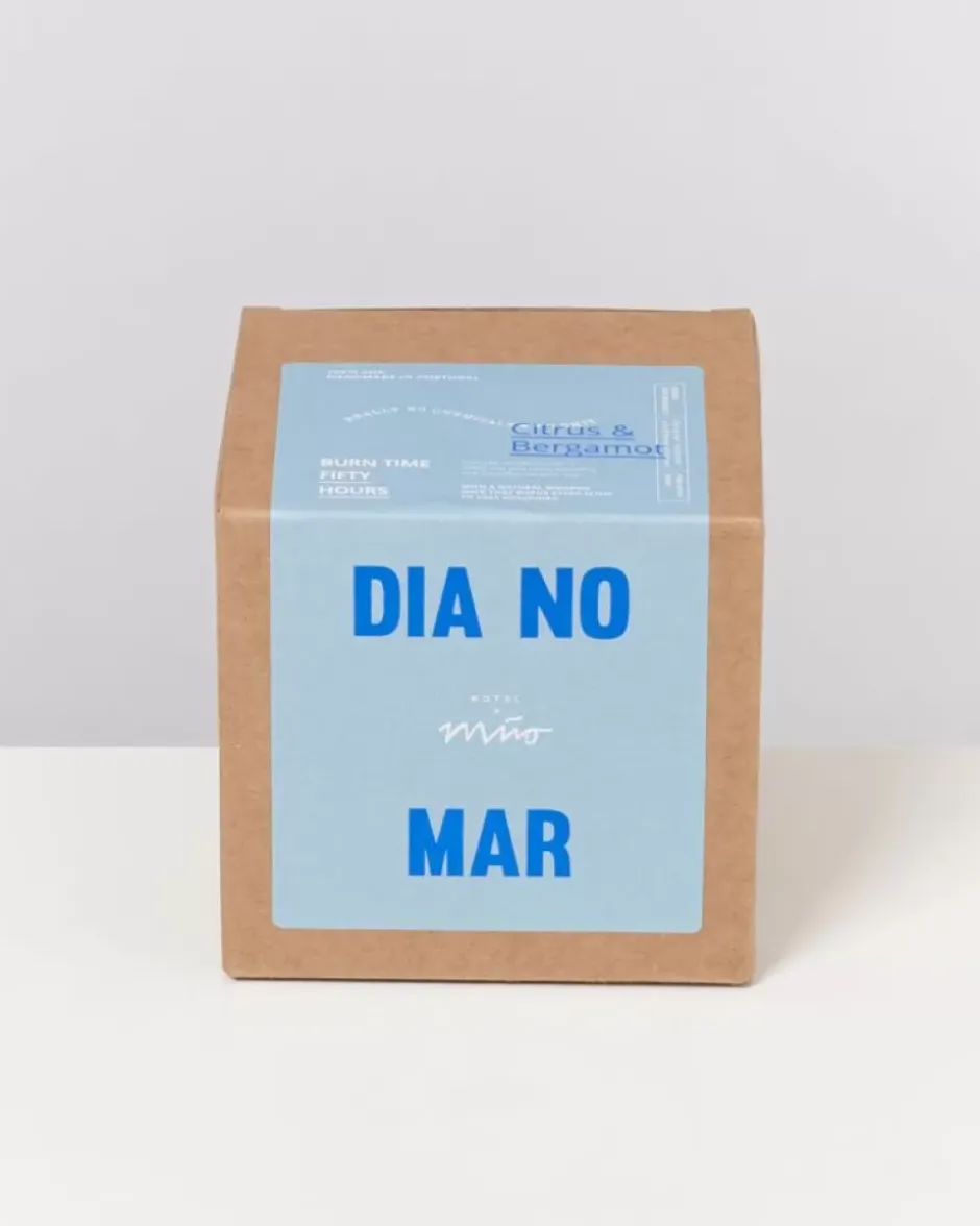 Coimbra Duftkerze "Dia No Mar" Graublau^Motel a Miio Hot