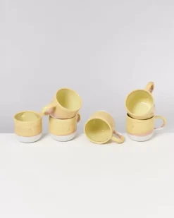 Coimbra 6Er Set Tasse Gros Gelb^Motel a Miio Clearance