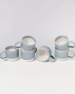 Coimbra 6Er Set Teetasse Graublau^Motel a Miio Discount