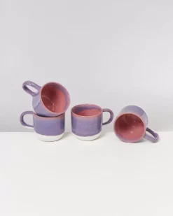 Coimbra 4Er Set Teetasse Lila Rosa^Motel a Miio Clearance