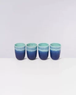 Copa Alto 4Er Set Becher Gros Turkis^Motel a Miio Clearance