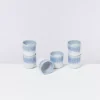 Copa Alto 6Er Set Becher Klein Blau Weis^Motel a Miio