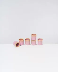 Copa Alto 6Er Set Espressobecher Gelb Rose^Motel a Miio