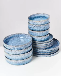 Cordoama Blau Gesprenkelt - 16 Teiliges Set^Motel a Miio Online