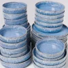 Cordoama Blau Gesprenkelt - 40 Teiliges Set^Motel a Miio Sale