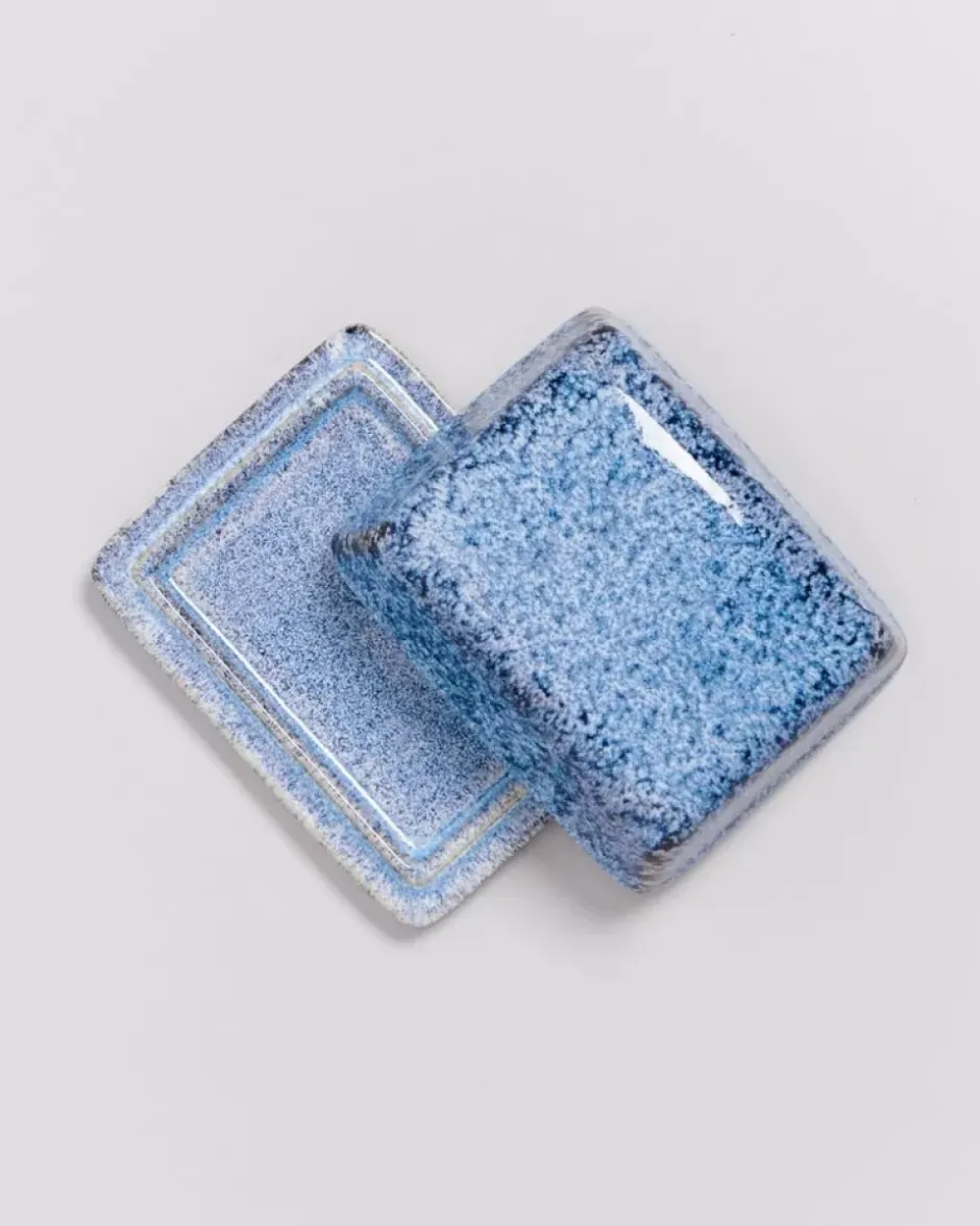 Cordoama Butterdose Blau Gesprenkelt^Motel a Miio New