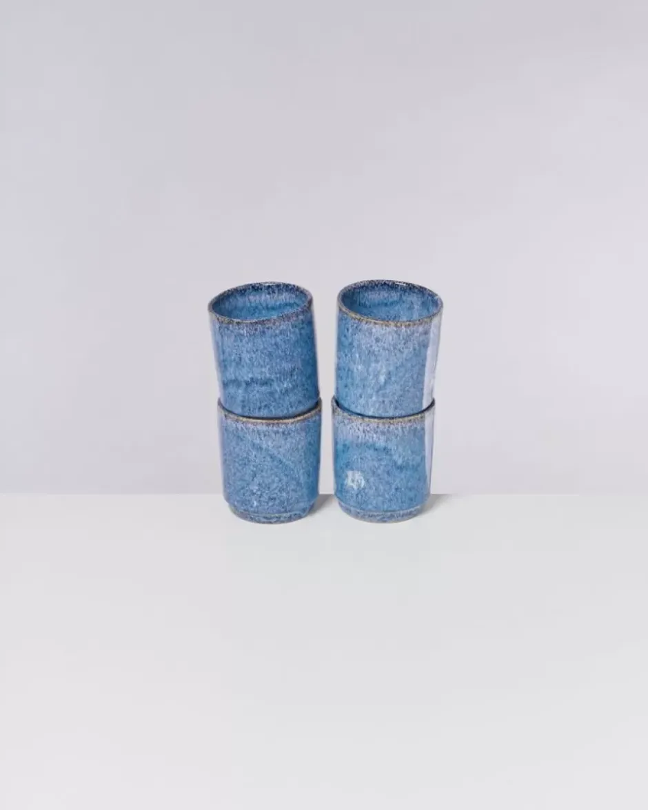 Cordoama 4Er Set Becher Gros Blau Gesprenkelt^Motel a Miio