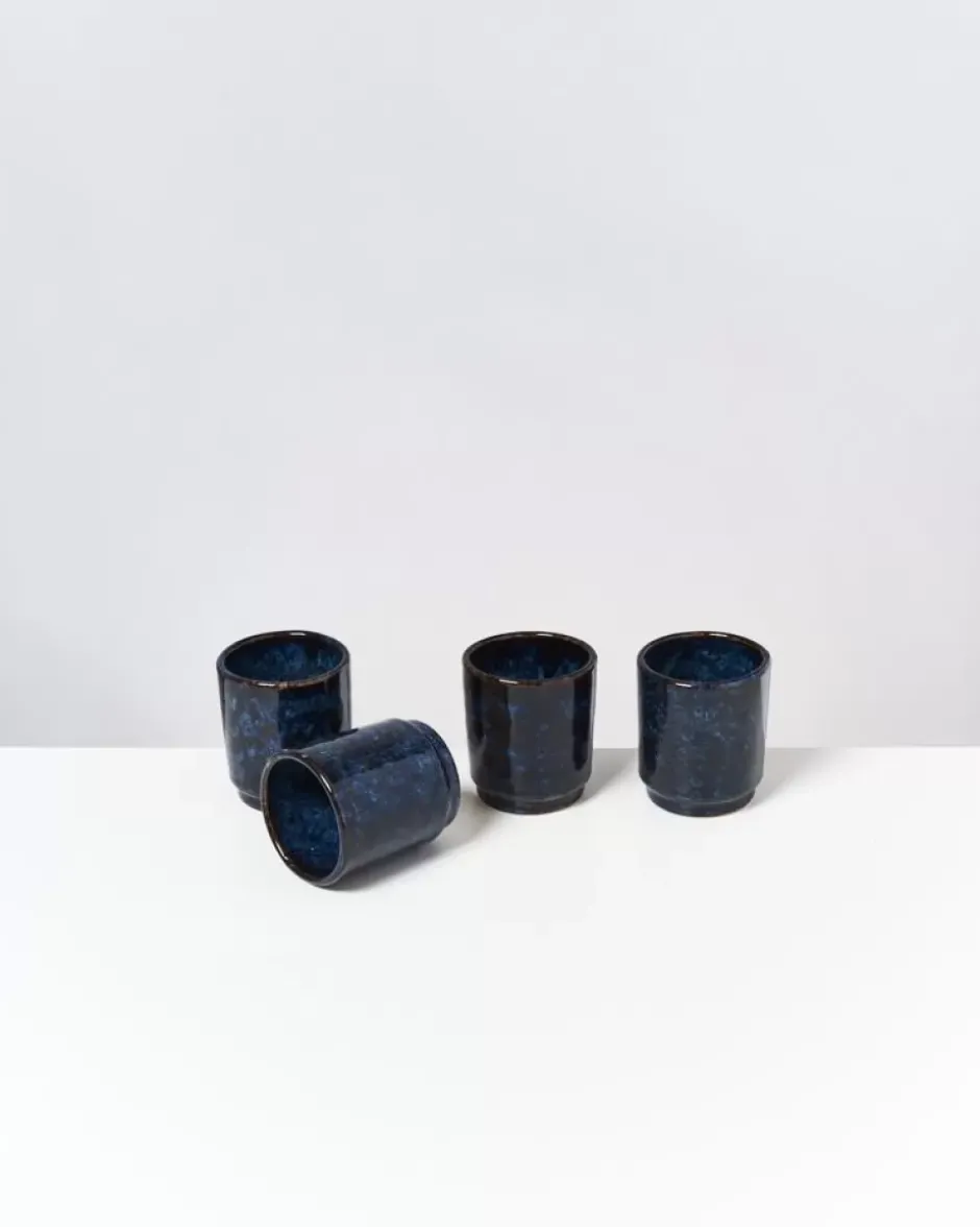 Cordoama 4Er Set Becher Klein Dunkelblau^Motel a Miio Hot