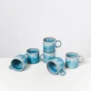 Cordoama 6Er Set Tasse Klein Aqua^Motel a Miio Sale