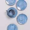 Cordoama Untertasse Blau Gesprenkelt^Motel a Miio Sale