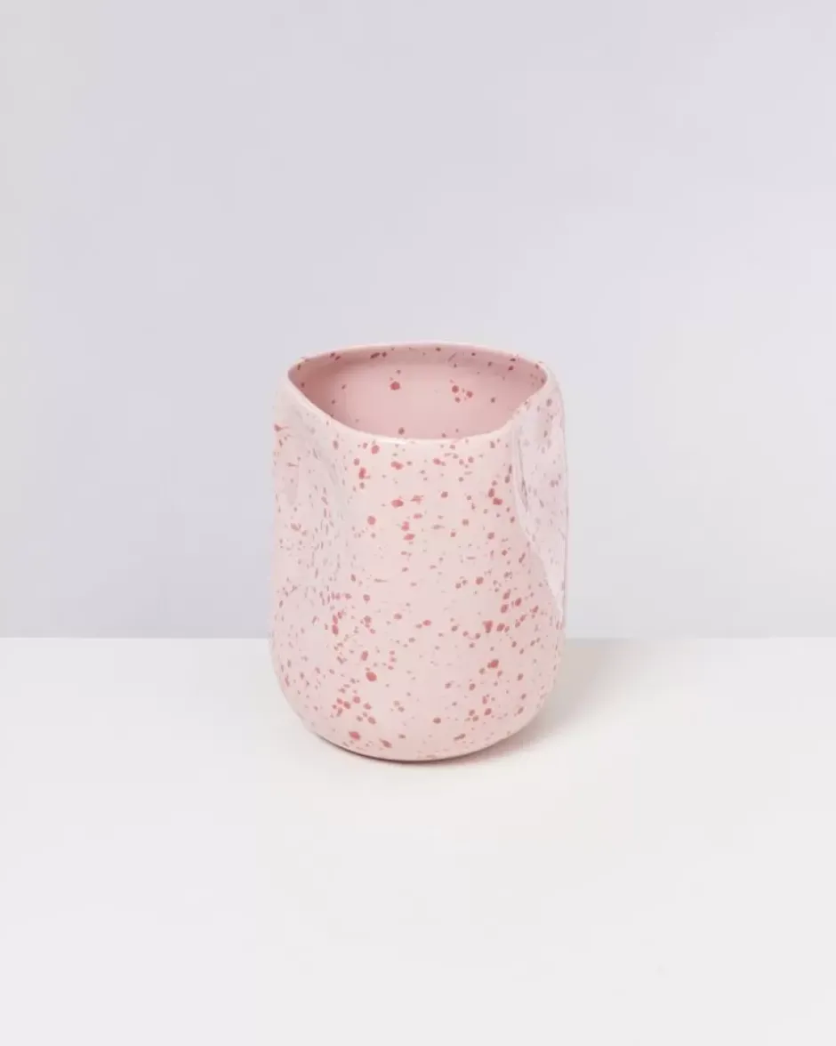 Joao Vase L Rosa Rot Gesprenkelt^Motel a Miio