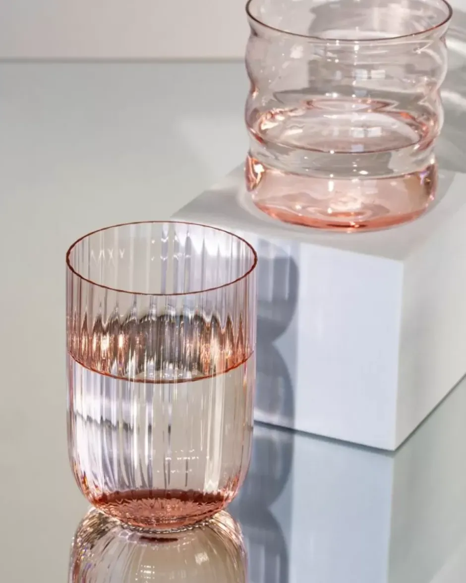 Joia Glas Riffled Pink Opal^Motel a Miio Discount