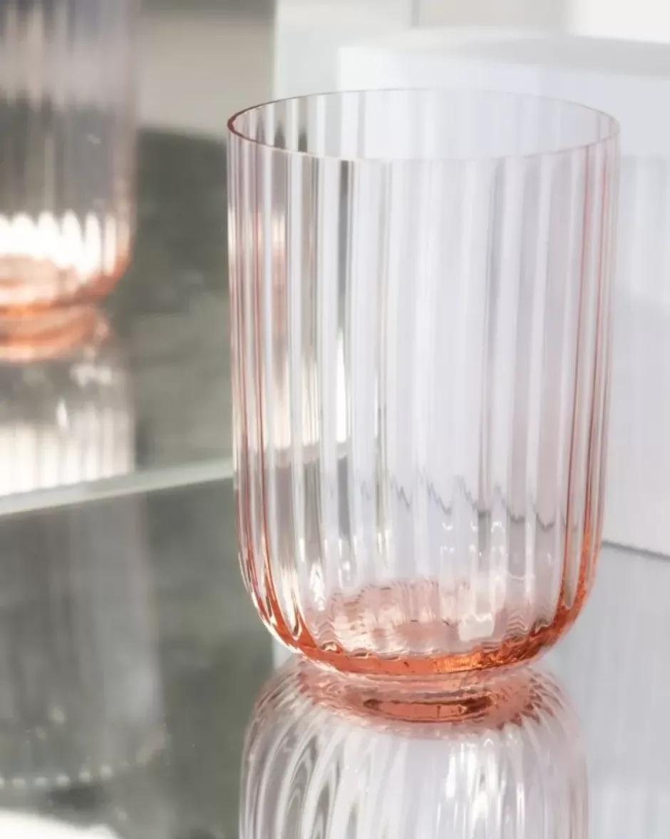 Joia Glas Riffled Pink Opal^Motel a Miio Discount