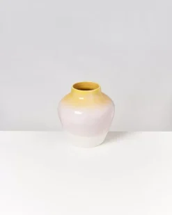 Madalin Vase Gelb Rosa Gesprenkelt^Motel a Miio