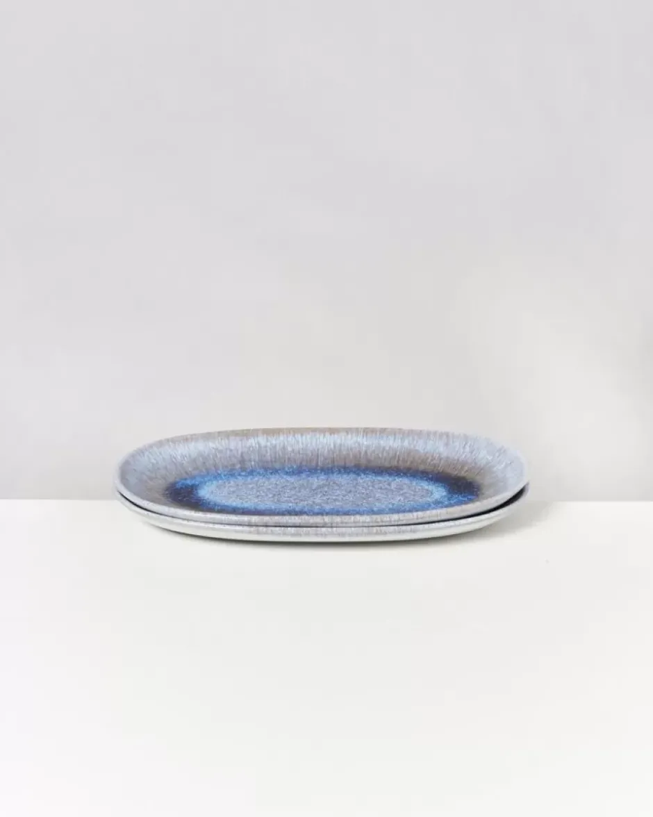 Melides Servierplatte L Stoneblue^Motel a Miio Sale