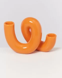 X Ju Schnee Mala Kerzenstander Orange^Motel a Miio