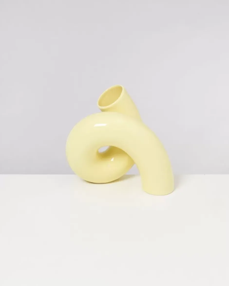 X Ju Schnee Viparita Vase L Gelb^Motel a Miio Clearance