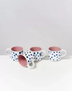 Nodoa 4Er Set Tasse Rosa Mit Punkten^Motel a Miio Discount
