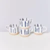 Nodoa 4Er Set Tasse Weis Blau^Motel a Miio Sale