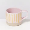 Nodoa Tasse Rosa Gelb Gestreift^Motel a Miio Online