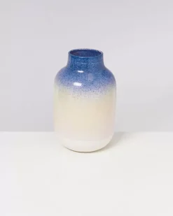 Nuno Vase L Blau Rosa Gesprenkelt^Motel a Miio New