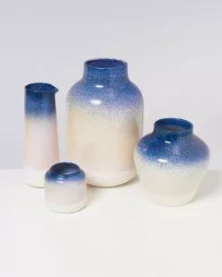 Nuno Vase L Blau Rosa Gesprenkelt^Motel a Miio New