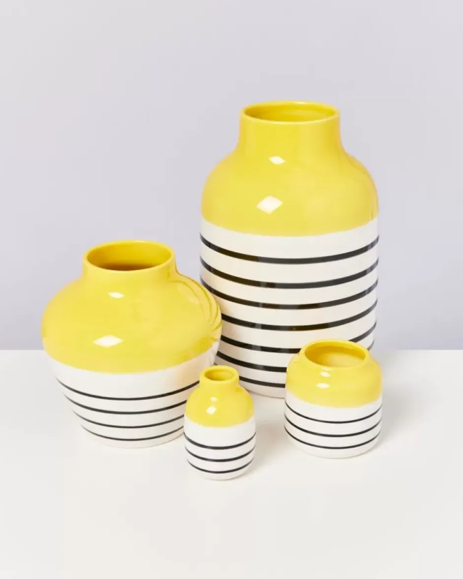 Nuno Vase S Gelb Schwarz Gestreift^Motel a Miio Clearance