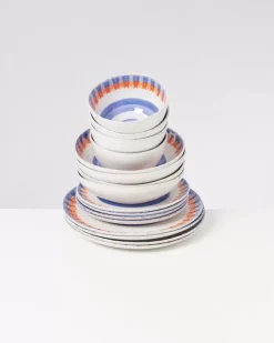 Verao Blau Orange - 16 Teiliges Set^Motel a Miio Clearance