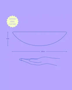Verao Servierschale Gros Flach Gelb Grun^Motel a Miio Online