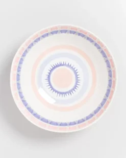 Verao Servierschale Gros Flach Rosa Blau^Motel a Miio New