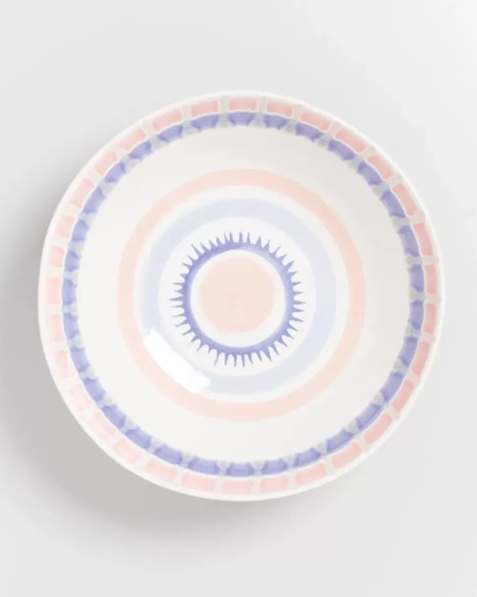 Verao Servierschale Gros Flach Rosa Blau^Motel a Miio New